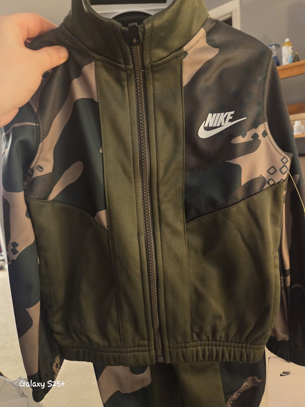 Nike Olive Green Camo 2-Piece Set